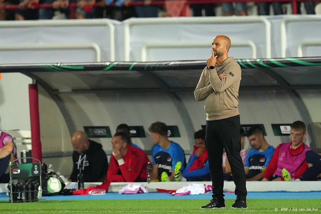 AZ-trainer Jansen zag zijn ploeg niet eerder zo slecht spelen