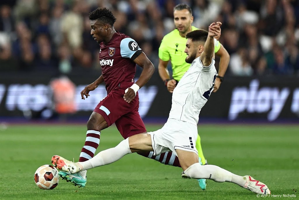 Oud-Ajacied Kudus scoort voor West Ham bij moeizame Europese zege