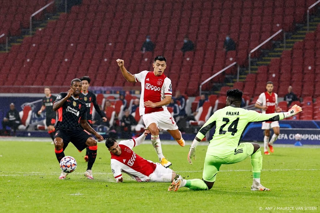 Ajax verzuimt Liverpool pijn te doen in Champions League