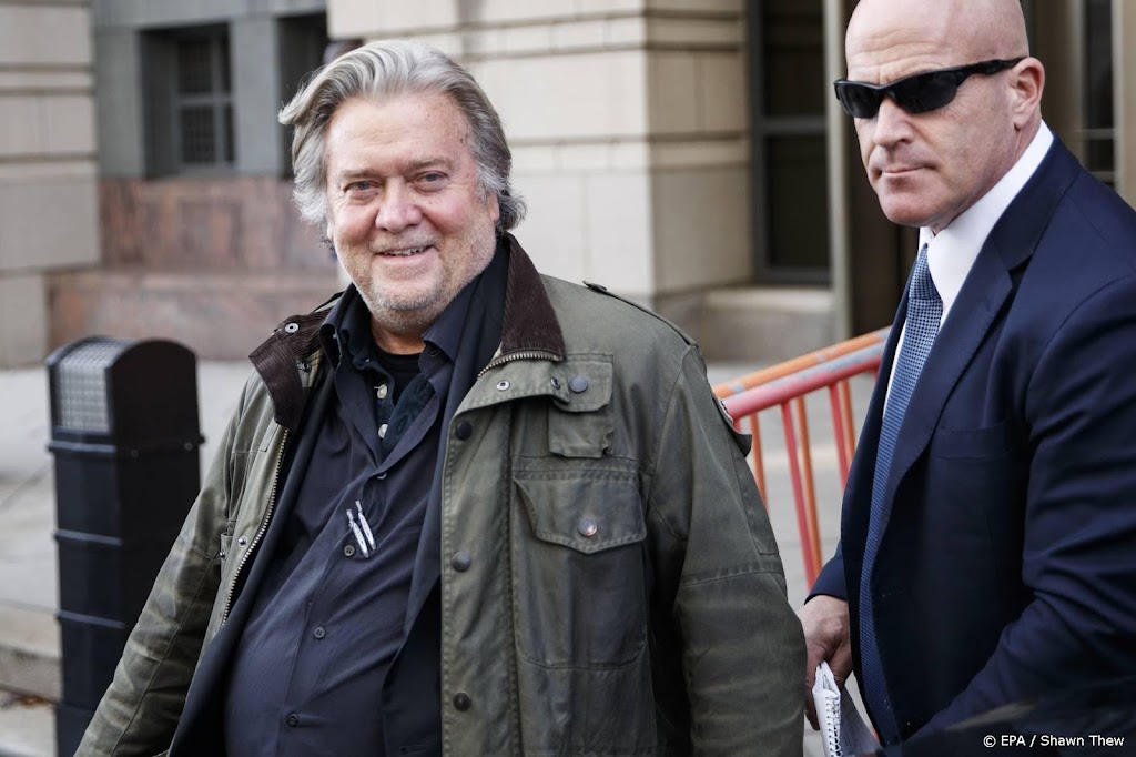 Vier maanden cel voor Trump-adviseur Bannon na minachting Congres