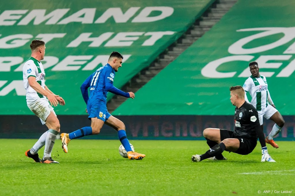 Vitesse koploper, maar laat punten liggen in Groningen