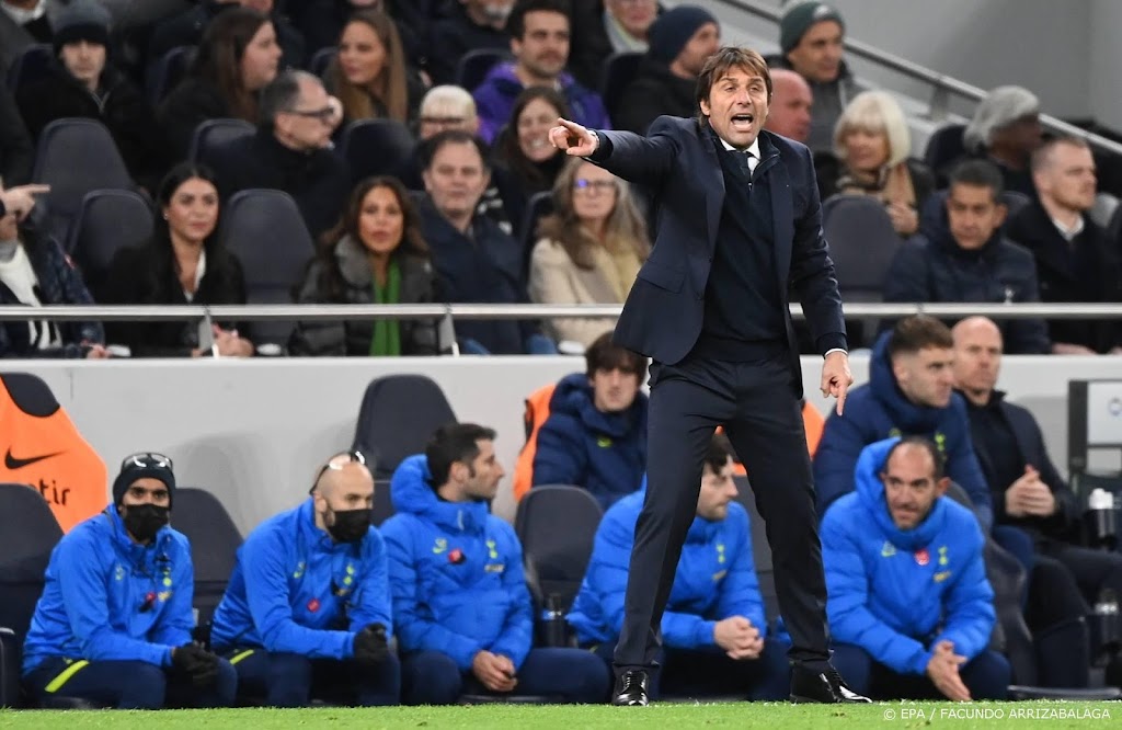 Coach Conte wint met Spurs eerste thuisduel in Premier League 