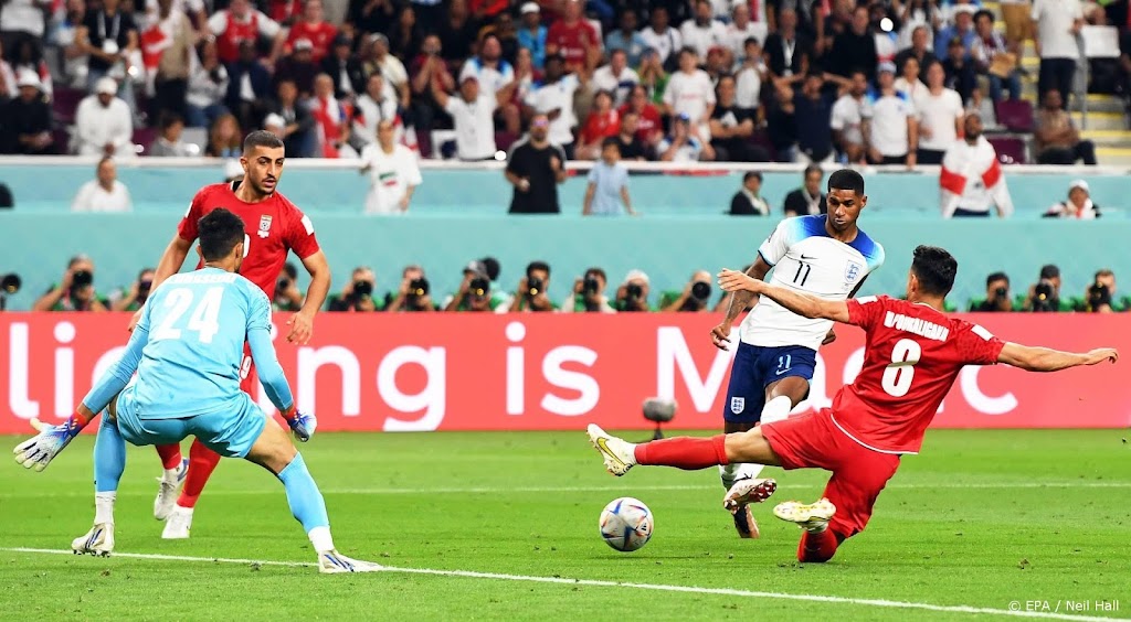 Engeland begint WK voetbal met ruime zege op Iran