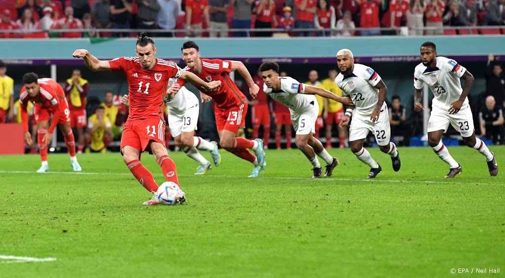 Wales pakt punt tegen Verenigde Staten bij rentree op WK