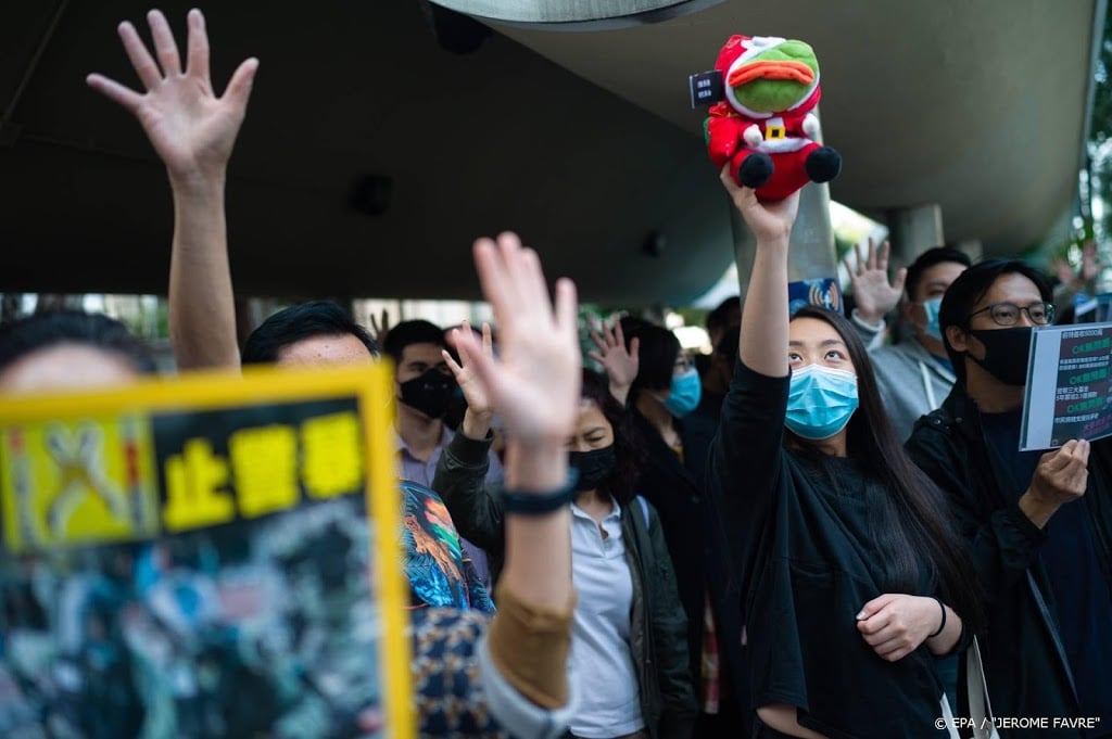 Demonstrant Hongkong opent vuur op politie