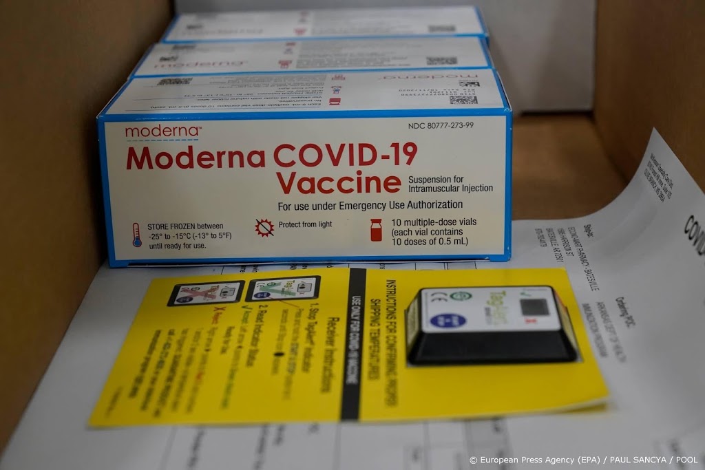 Eerste vaccins van Moderna toegediend in VS