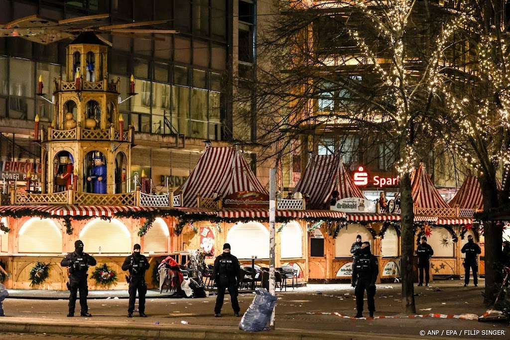Zaterdagavond herdenking in Maagdenburg na vermoedelijke aanslag