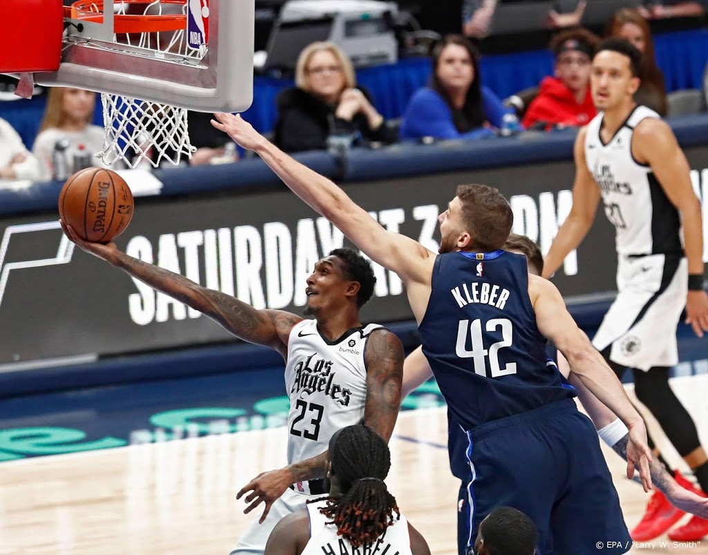 Leonard leidt basketballers Clippers langs Mavericks