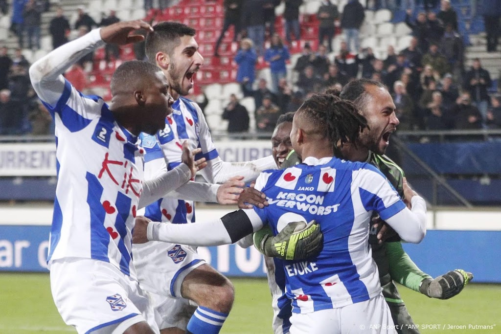 Heerenveen schakelt Willem II uit via strafschoppen