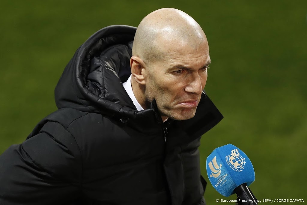 Trainer Zidane van Real Madrid test positief op corona