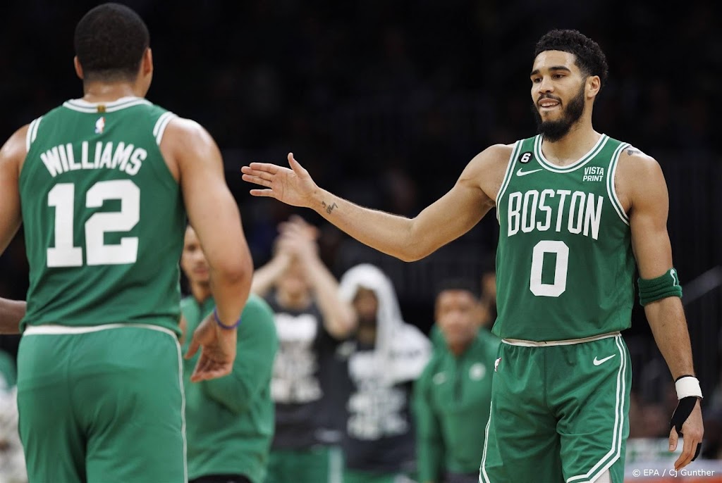 Negende zege op rij koploper Boston Celtics in NBA