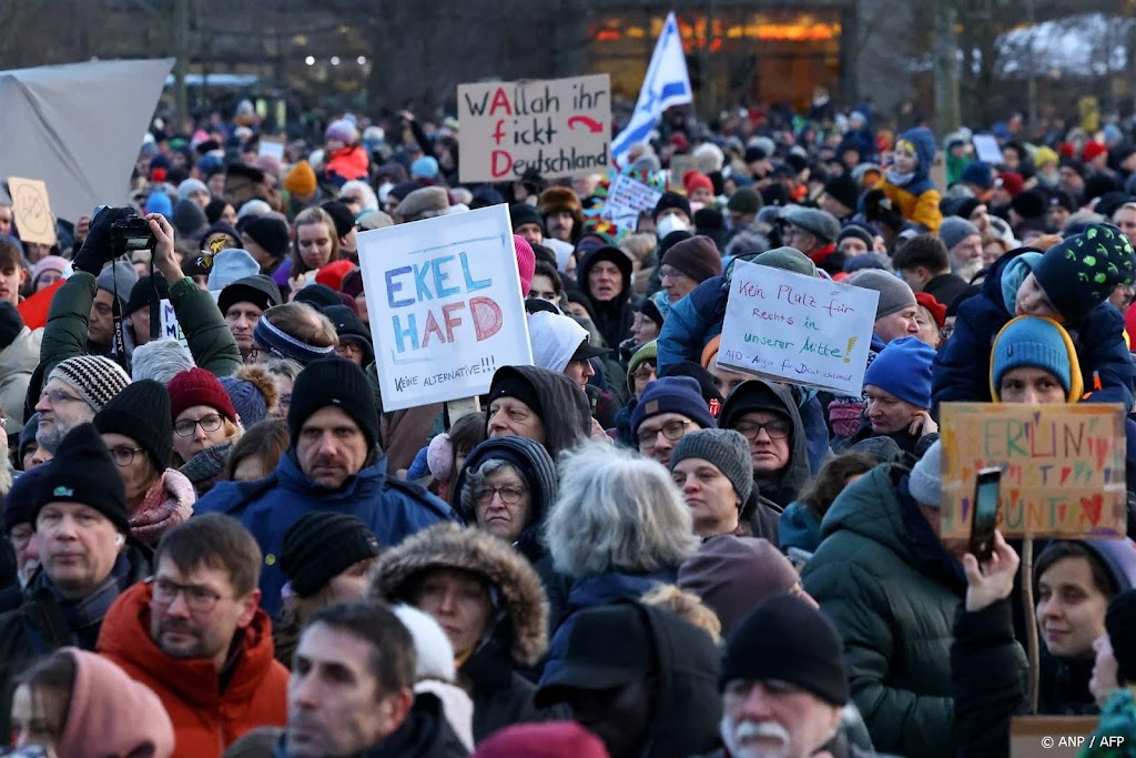 Ruim 900.000 betogers bij Duitse acties tegen extreemrechts 