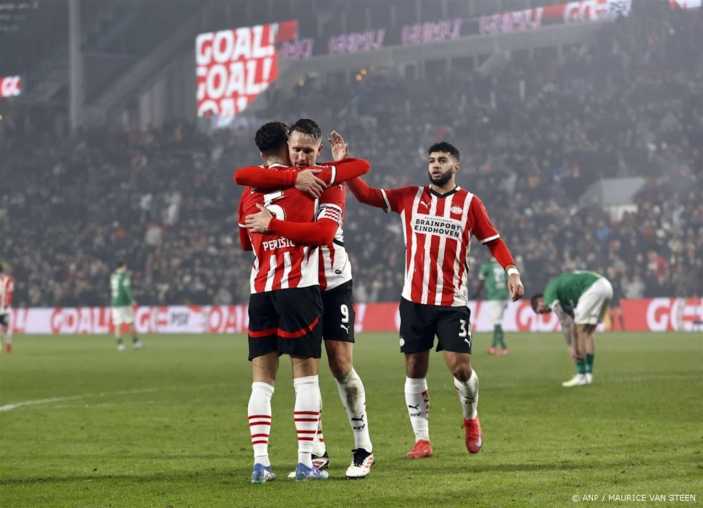 Kwartfinale tussen PSV en Feyenoord op woensdag 5 februari