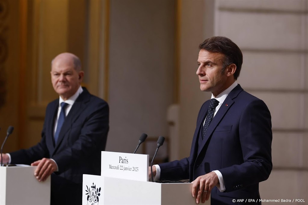 Scholz op bezoek bij Macron om over Trump te praten