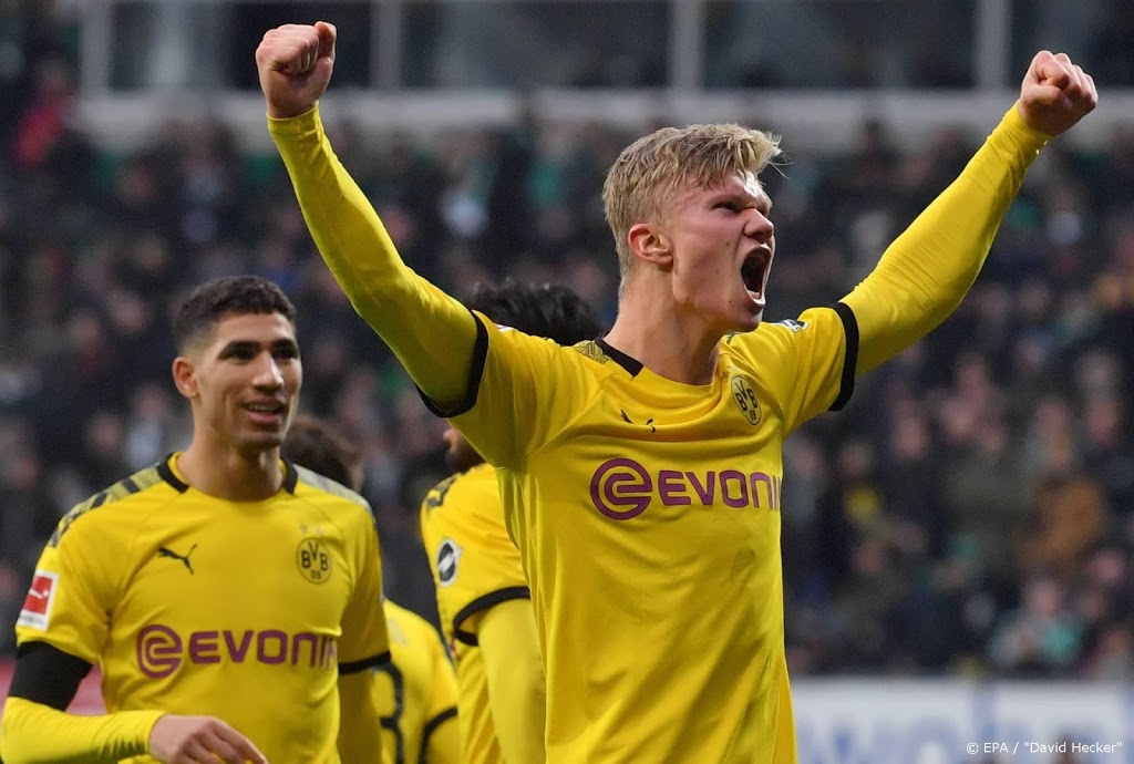 Haaland blijft scoren voor Borussia Dortmund