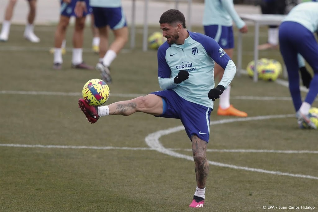 Atlético wellicht zonder Rodrigo de Paul tegen Real Madrid