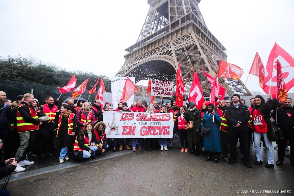 Staking personeel Eiffeltoren gaat vierde dag in