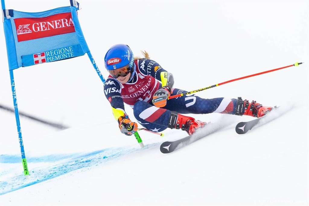 Skiester Shiffrin voor het eerst sinds 2012 na één run klaar