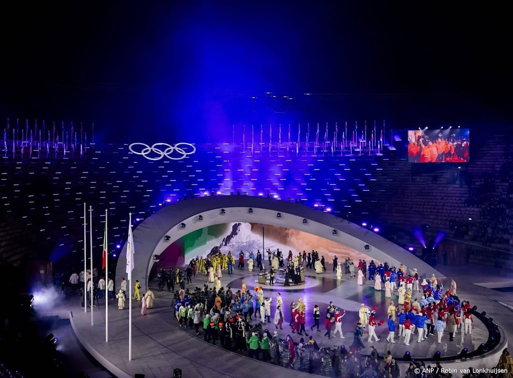 Sluitingsceremonie Winterspelen in Verona van start