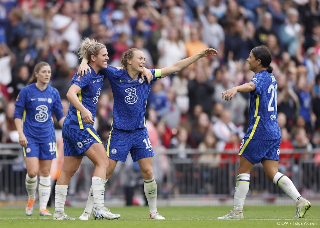 Voetbalsters Chelsea winnen in Champions League bij Lyon