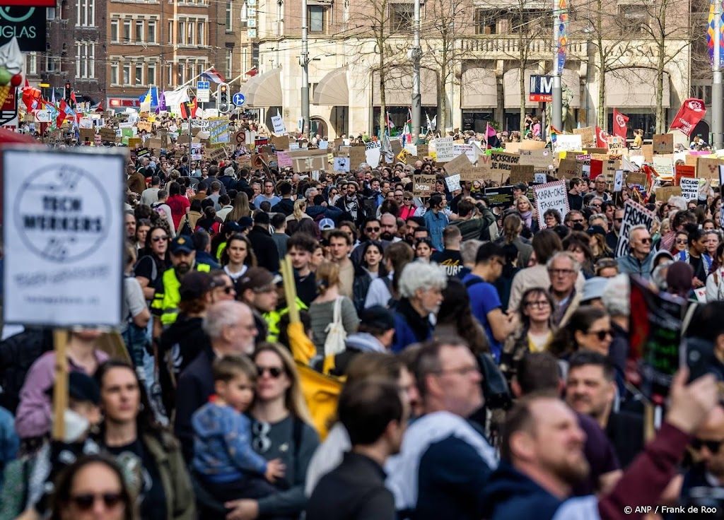 Protest tegen racisme in Amsterdam rustig verlopen