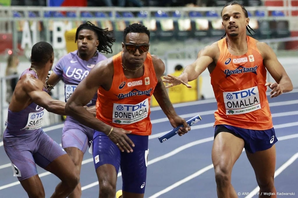 Estafettemannen als snelsten naar finale 4x400 meter op WK indoor