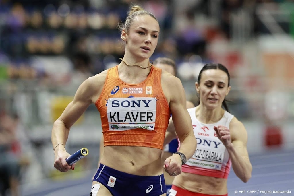 Klaver leidt estafetteploeg op WK indoor naar finale 4x400 meter