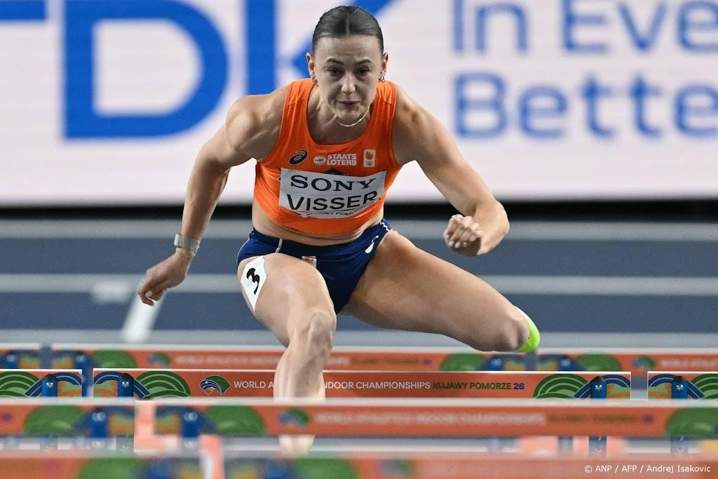 Visser met seriewinst naar halve finales 60 meter horden op WK