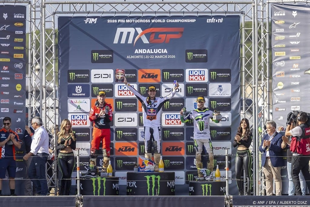 Motorcrosser Herlings tweede in Grote Prijs van Andalusië