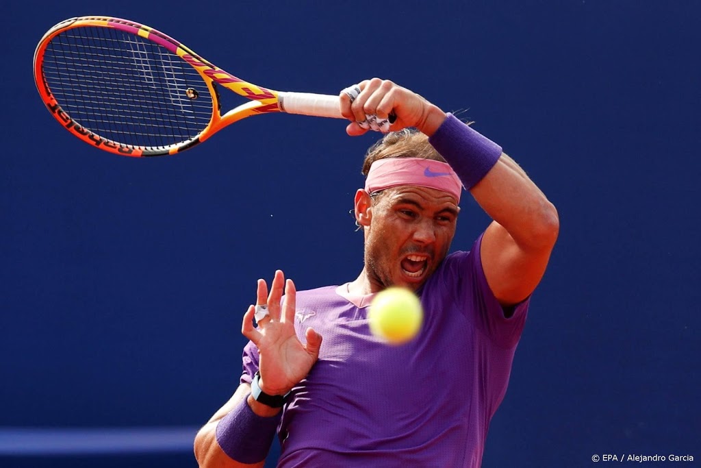 Tennisser Nadal in Barcelona in drie sets langs Nishikori 