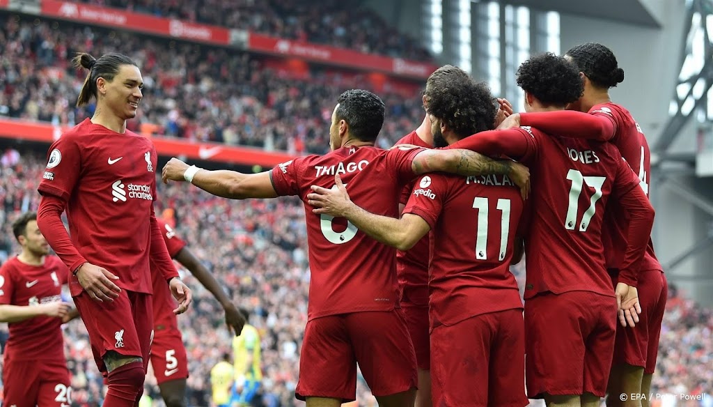 Liverpool houdt met zege op Forest zicht op Europees voetbal