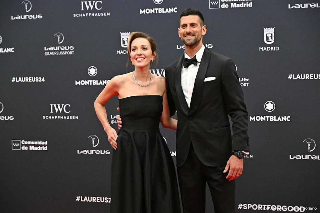 Djokovic troeft Verstappen af in uitreiking Oscars van de sport