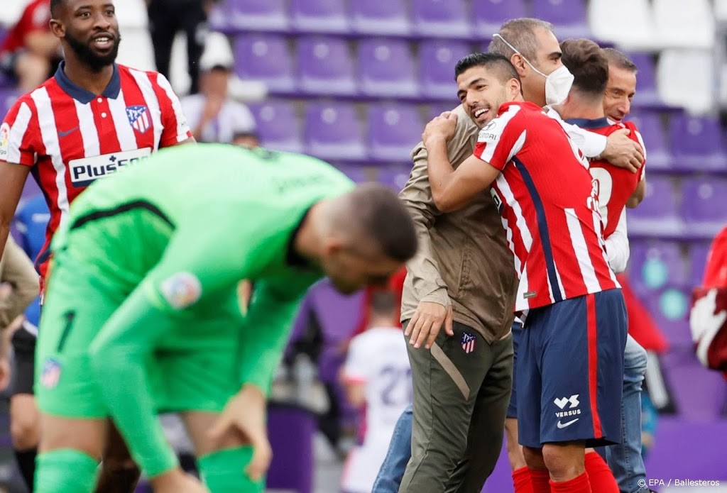 Suárez laat tranen vrije loop na landstitel met Atlético