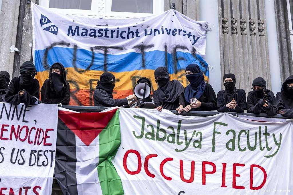Pro-Palestijnse studenten bezetten universiteitsgebouw Maastricht