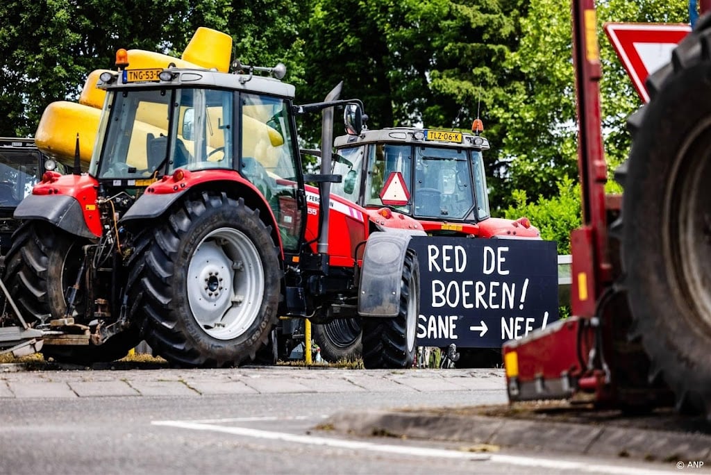 Boerenprotest in Krimpenerwaard tegen stikstofplan Zuid-Holland