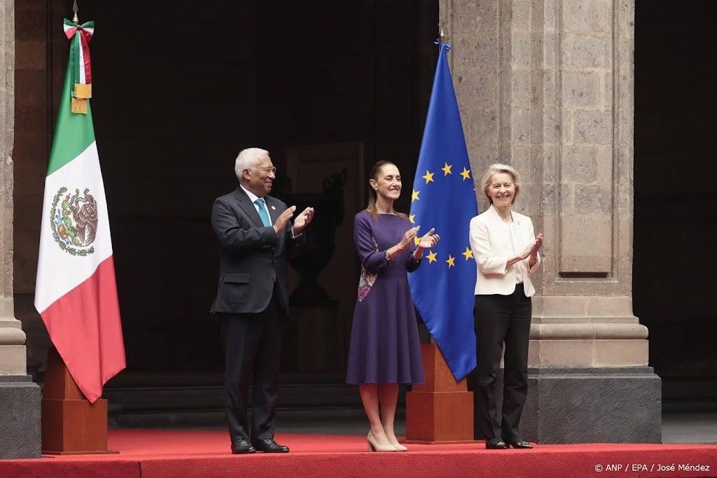 EU en Mexico tekenen vernieuwde handelsdeal in Mexico-Stad