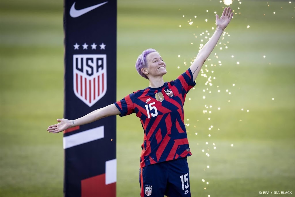 Voetbalsters Morgan en Rapinoe voor vierde keer naar WK met VS