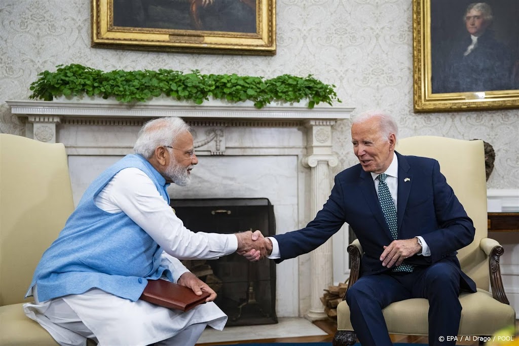 Biden: relatie tussen VS en India gaat 21e eeuw bepalen