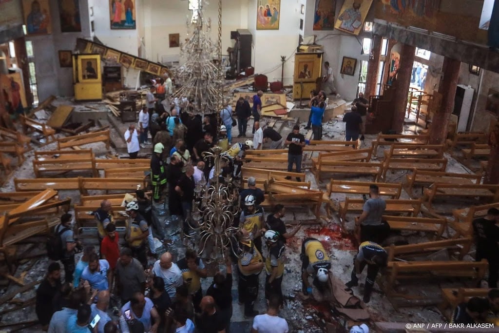 Doden door zelfmoordaanslag op kerk in Damascus
