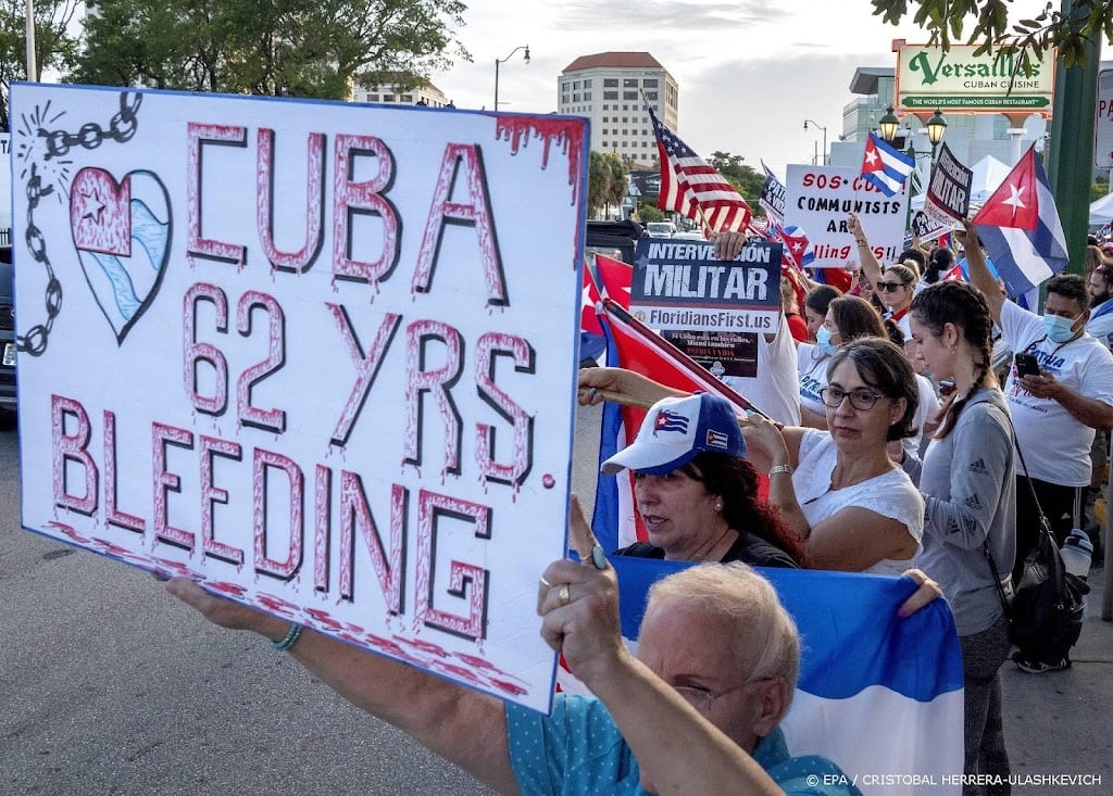 Washington straft Cuba voor hardhandig onderdrukken van protesten