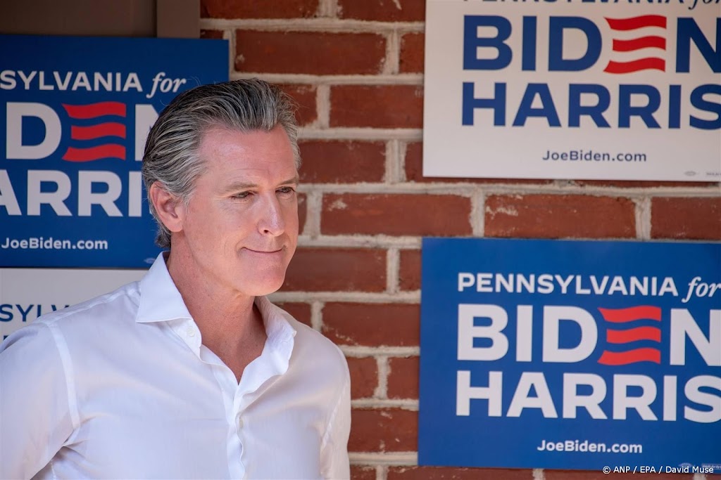 Ook Californische gouverneur Newsom schaart zich achter Harris