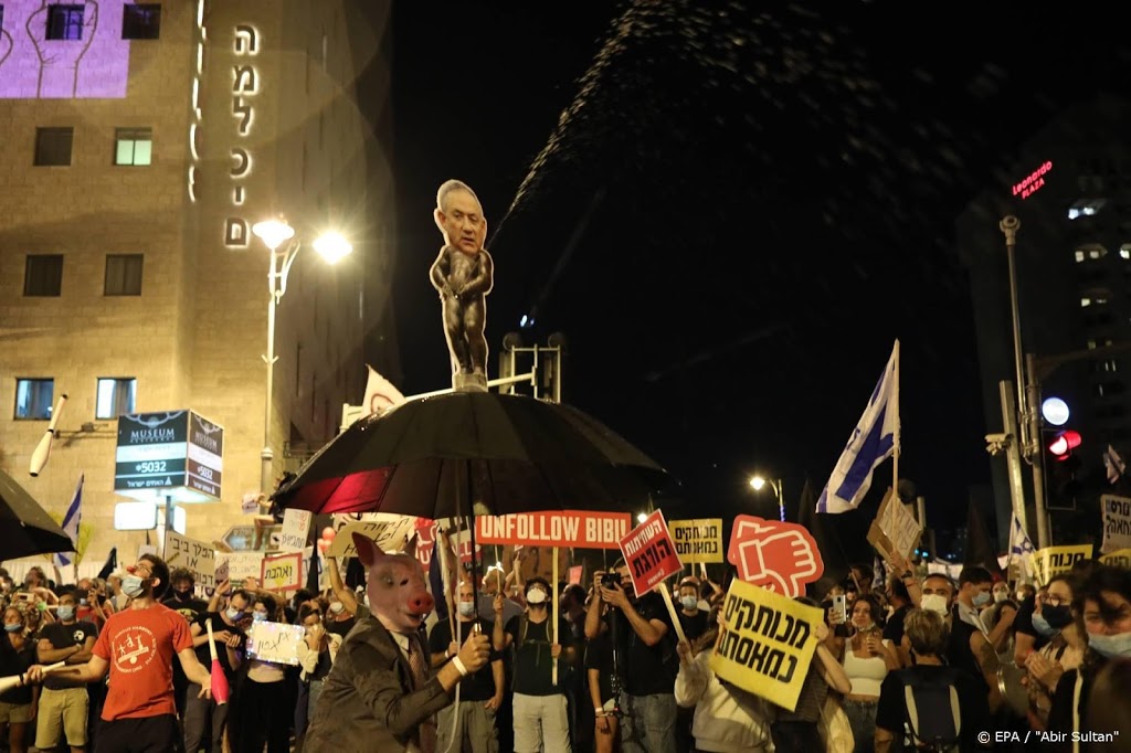 Opnieuw grootschalige demonstraties tegen Netanyahu