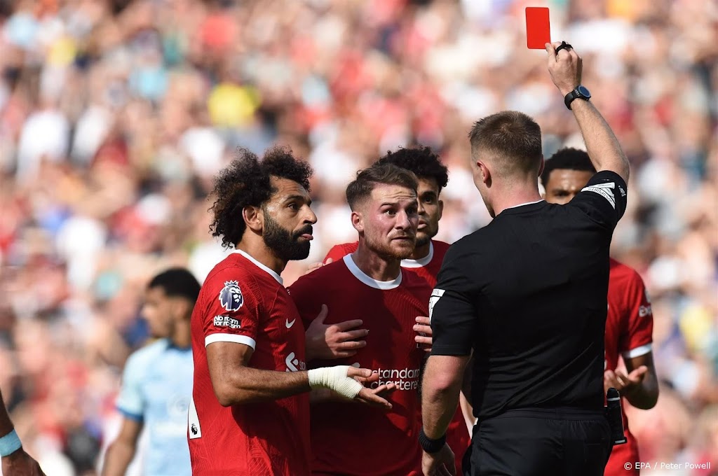 Rode kaart Liverpool-middenvelder Mac Allister geseponeerd