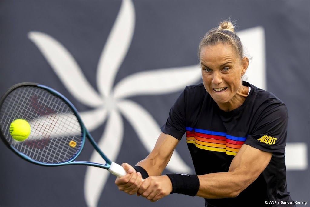 Tennisster Rus onderuit in kwartfinale Cleveland