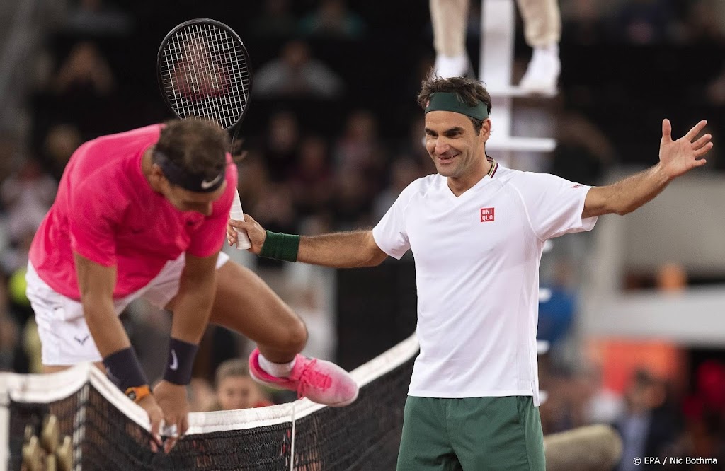 Federer speelt afscheidswedstrijd met Nadal in dubbel