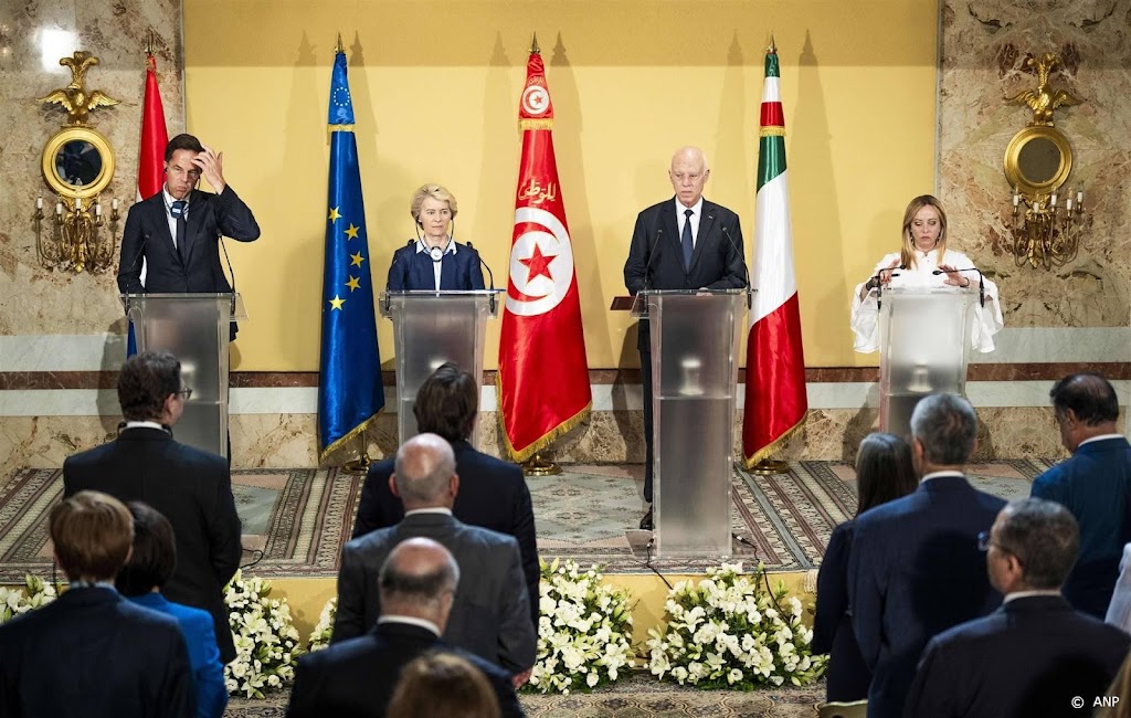 EU keert eerste geld van migratiedeal uit aan Tunesië
