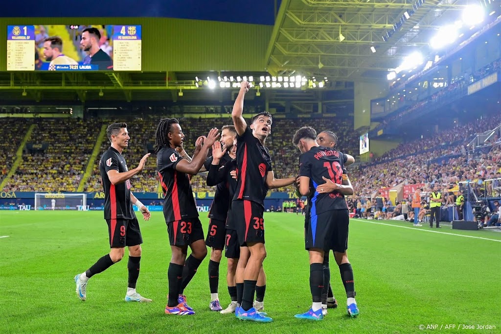 Barça herstelt zich met ruime zege bij Villarreal