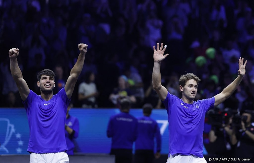 Alcaraz leidt Team Europa naar vijfde zege in Laver Cup