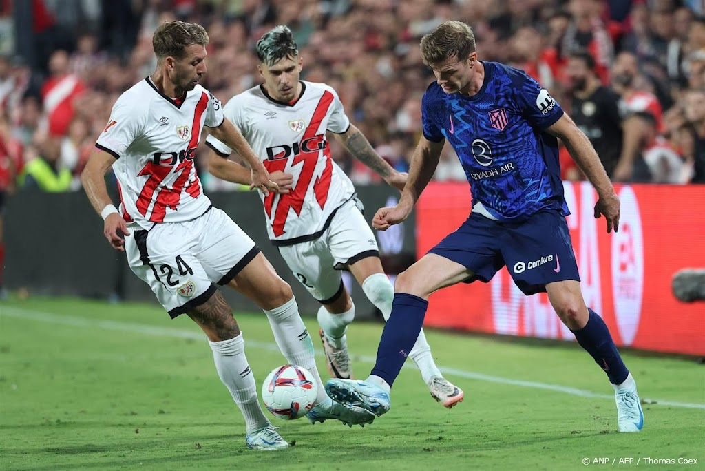 Atlético verspeelt punten bij Rayo Vallecano