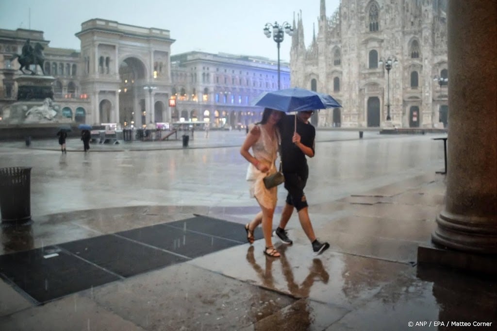 Overstromingen door noodweer in Noord-Italië 